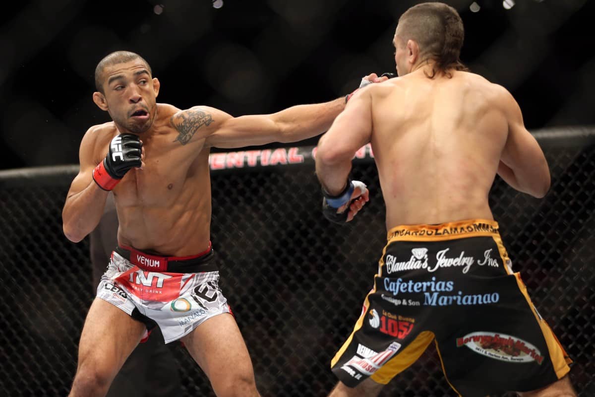 With six straight title defenses, UFC featherweight champion Jose Aldo ...