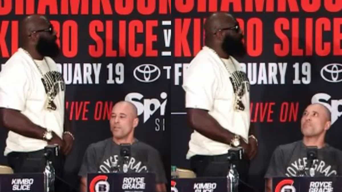Bellator 149: Dada 5000 carried out of the cage on a stretcher