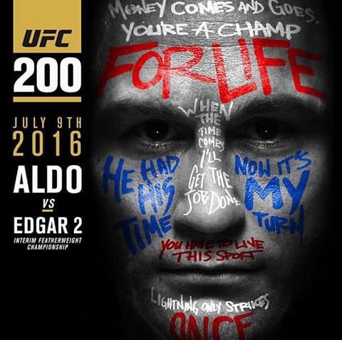 FROM FRANKIE EDGAR'S INSTAGRAM-Mission Search and Destroy July 9th UFC 200. Don't matter who it is. I'm coming!! #IronArmy #Fe