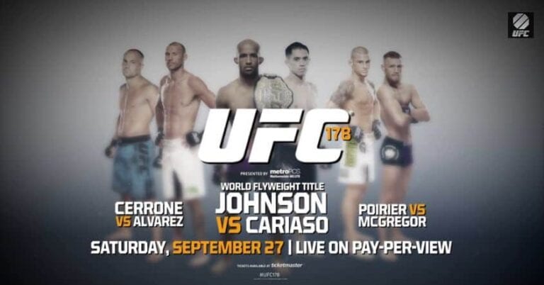 UFC 178 Weigh-In Video & Results: Poirier & McGregor Get Heated In Las Vegas