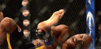 anderson sliva's leg
