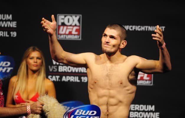 UFC 229 ceremonial weigh-in