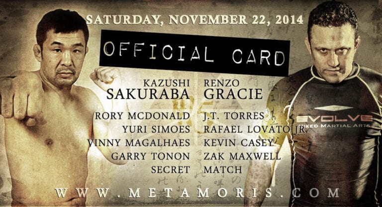 Metamoris 5 Results: Gracie vs Sakuraba Ends In Draw