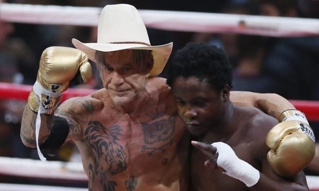 Mickey Rourke Returns To Boxing After 20 Years, Beats Paid Off Homeless Man