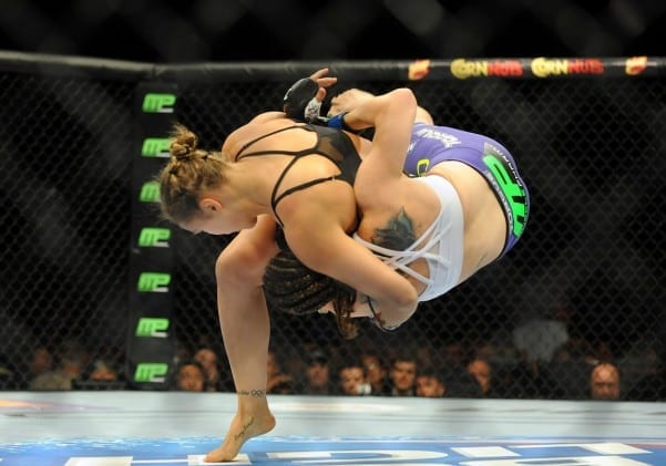 Joe Rogan Calls Ronda Rousey “Once Ever” Fighter