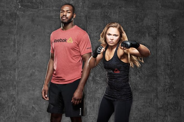 Jon Jones & Ronda Rousey Sign Endorsement Deals With Reebok 1 RouseyJonesReebok