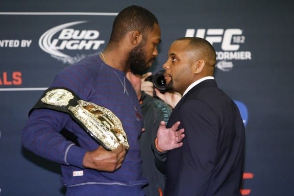 daniel cormier jon jones ufc 178 media day brawl