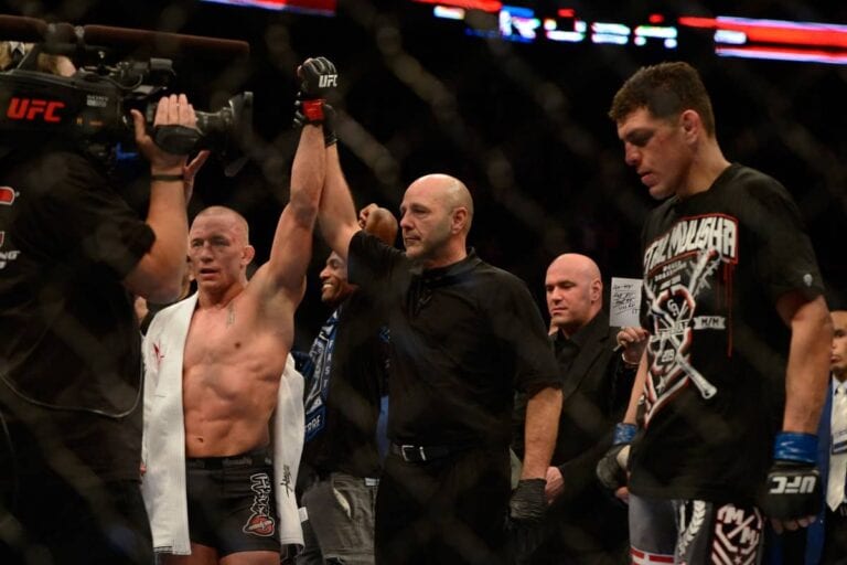 Coach: GSP Was Vomiting Prior To Nick Diaz Fight