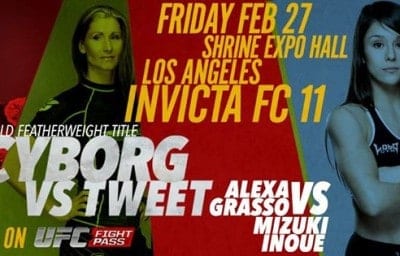 Invicta FC 11 Results: Cyborg Destroys Tweet In The First