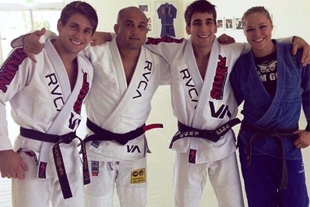 Video: Watch Ronda Rousey Train With BJ Penn