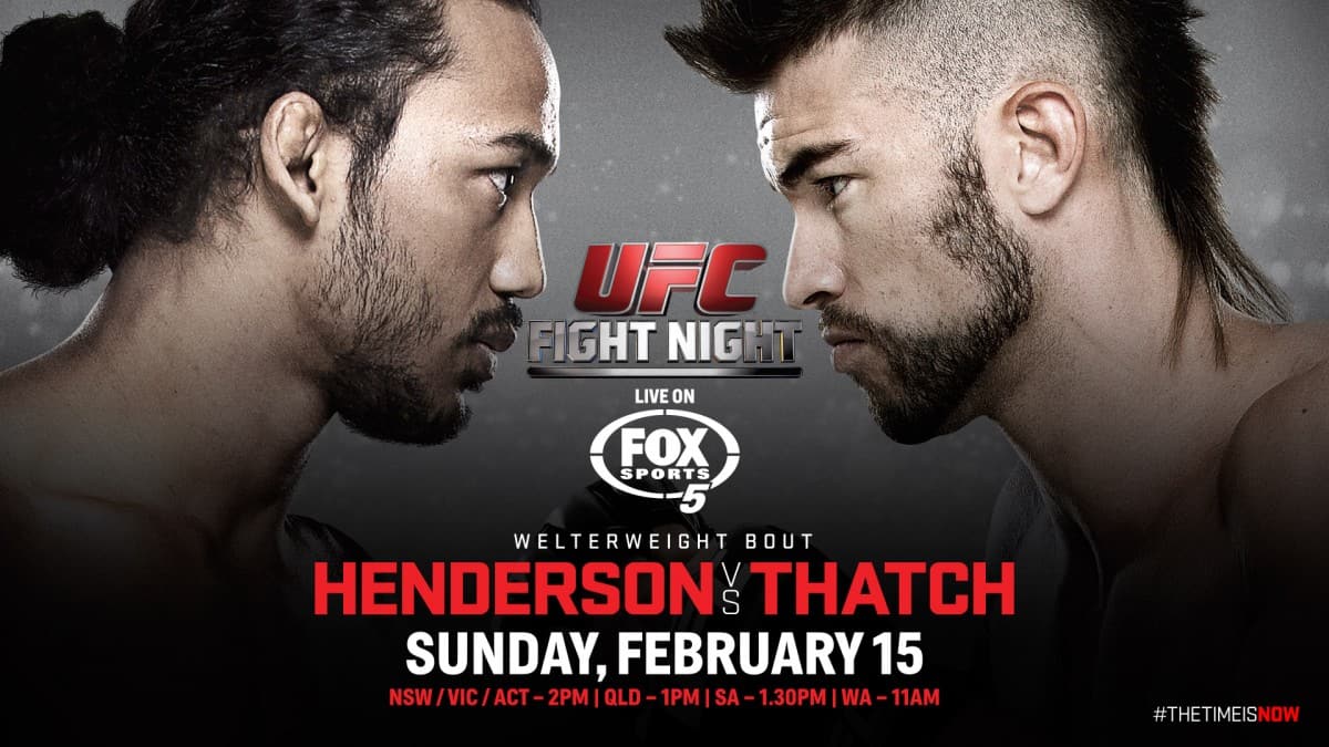 UFC Fight Night 60 Main Card Results: Henderson Submits Thatch In Welterweight Debut 1 UFCFightNight60Poster