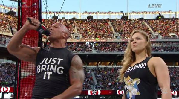 Ronda Rousey Hints She May Join ‘The Rock’ At Next Year’s Wrestlemania