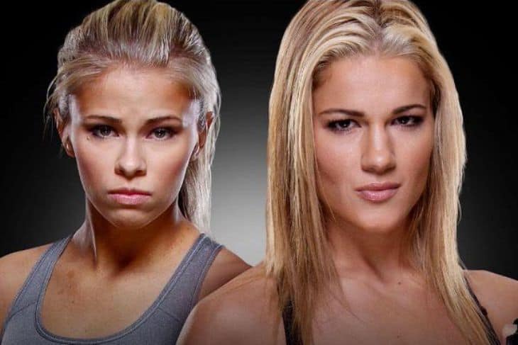 No Bad Blood? Felice Herrig & Paige VanZant Separated During Staredown 1 vanzant