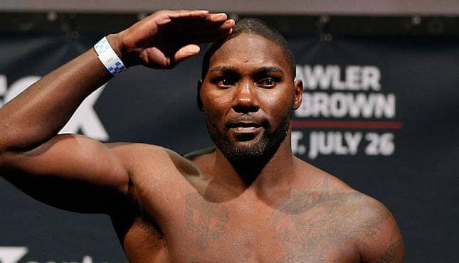 Anthony Johnson: I Don’t Care Who I Have To Fight, I’ll Be Back