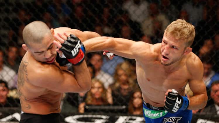 TJ Dillashaw Predicts Third Round Finish In Rematch With Renan Barao