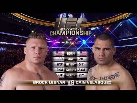 Remember When: Cain Velasquez Destroyed Brock Lesnar