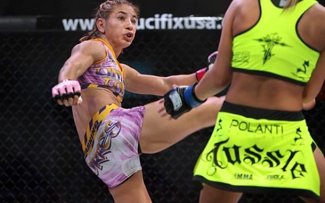 Tecia Torres Controls Angela Hill On Way To Decision Win At UFC 188