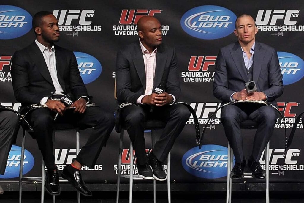 anderson silva, Jon Jones, GSP