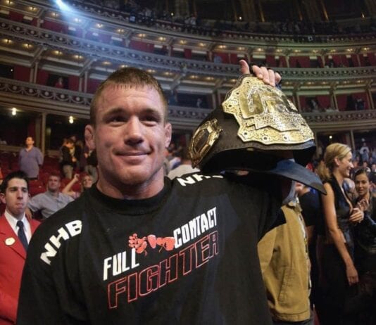 Matt Hughes UFC welterweight champion
