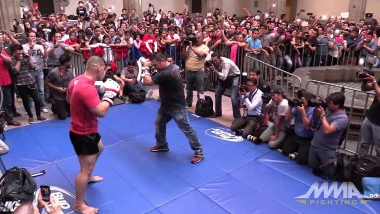 UFC 188 Open Workout Videos