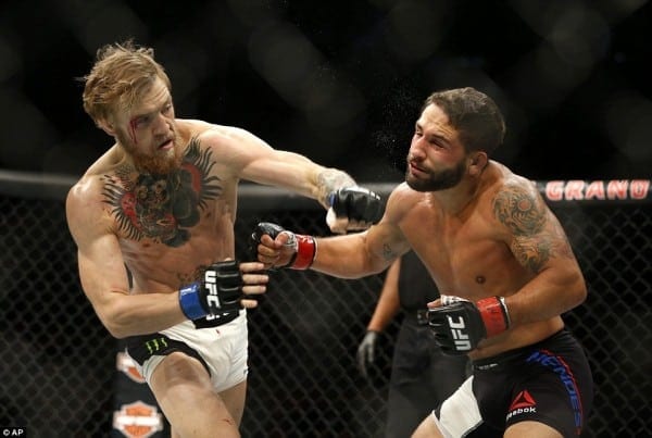 UFC 189 conor mcgregor vs chad mendes tko rd 2