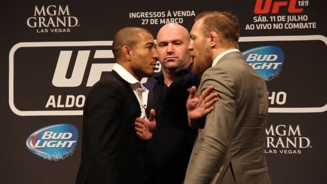 Jose Aldo Reacts To Conor McGregor Defending His Weight Cut