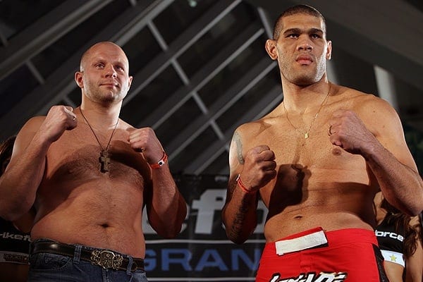 bigfoot vs fedor 2 hwgp weigh in