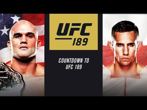 Countdown To UFC 189: Robbie Lawler vs. Rory MacDonald