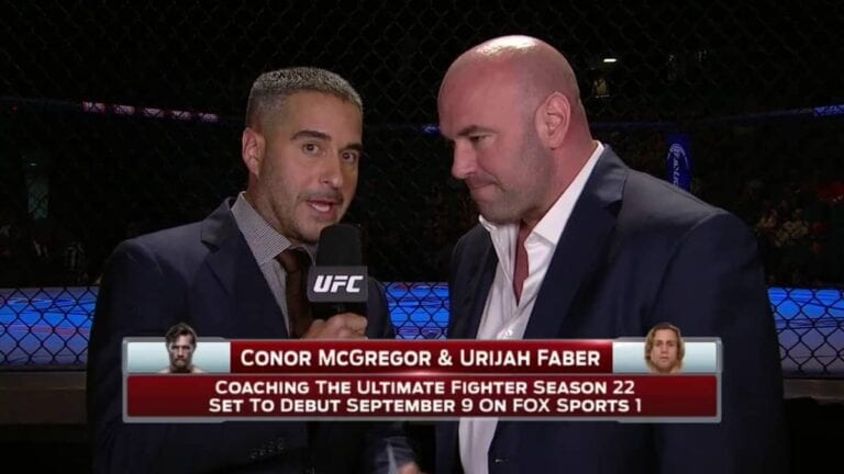 Conor McGregor & Urijah Faber Revealed As TUF 22 Coaches