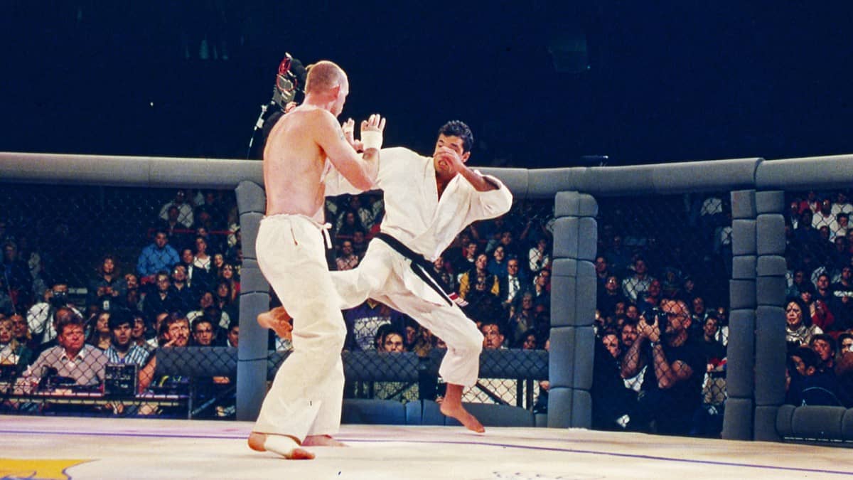 Poll: Old School Or New School MMA? 1 051414 UFC Royce Gracie in action during the Ultimate Fighter Championships UFC 1 PI