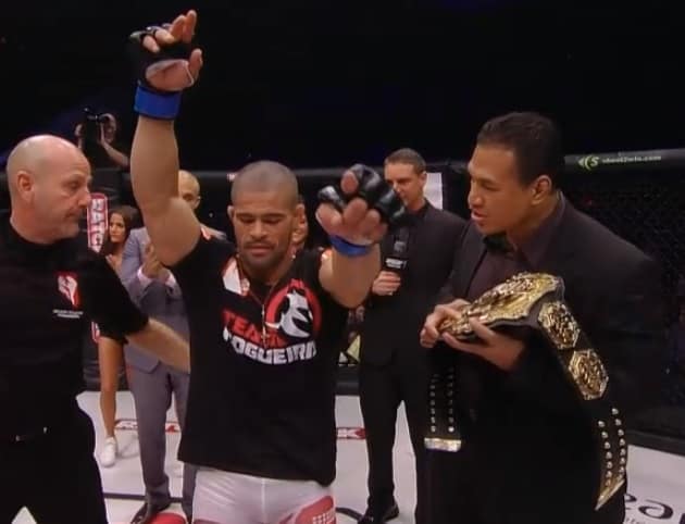 Palhares with the belt