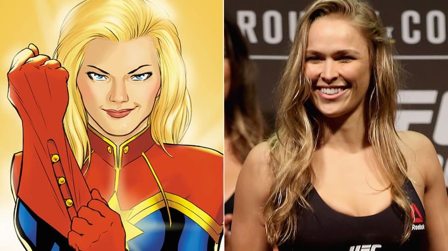 captain marvel comics ronda rousey gi