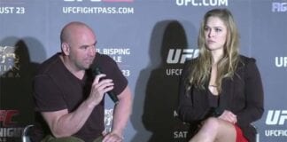 UFC women's bantamweight champion Ronda Rousey is the subject of possibly the only positive Tweet that Dana White will send out in 2015....
