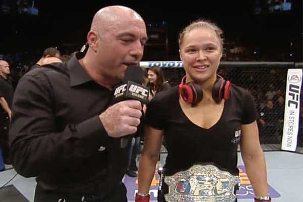 Joe Rogan UFC 190 ronda rousey 34 second ko win bethe correia video