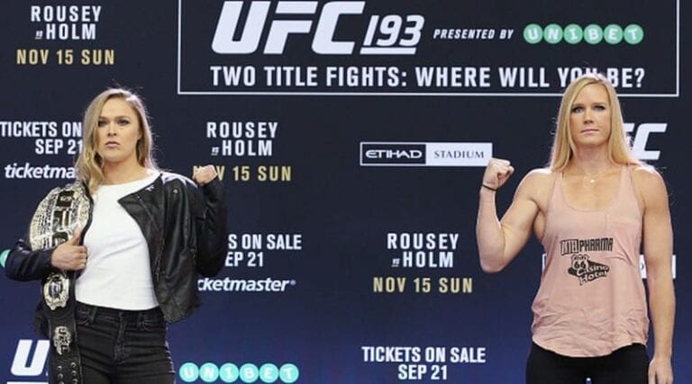 Face-Off! UFC 193 Stars Mean Mugging Down Under