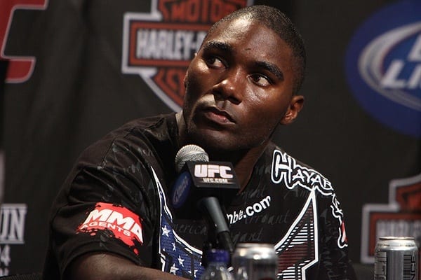 anthony johnson upset