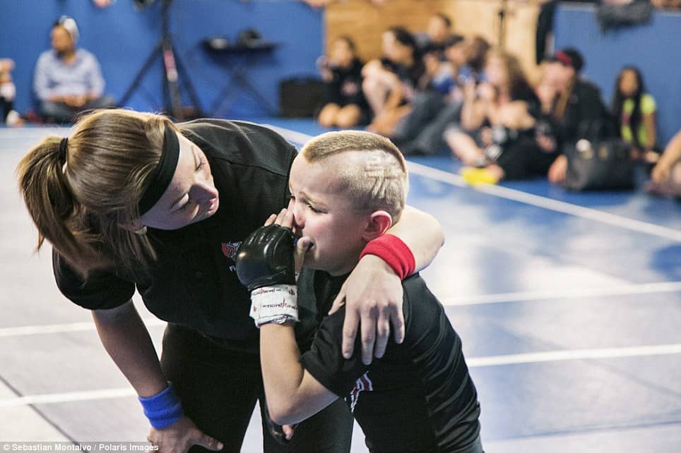 Cage Fighting Kids After School Activity Or Minor League