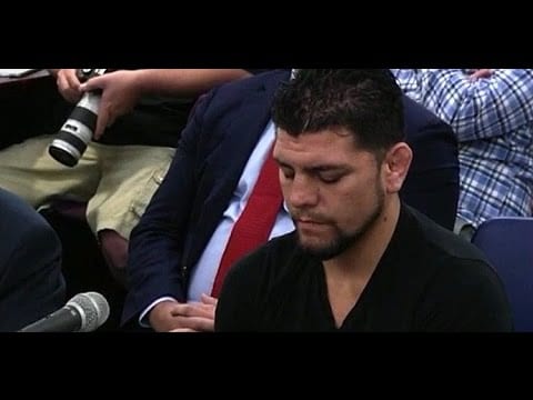 Video: Nick Diaz Pleads The Fifth At NAC Hearing