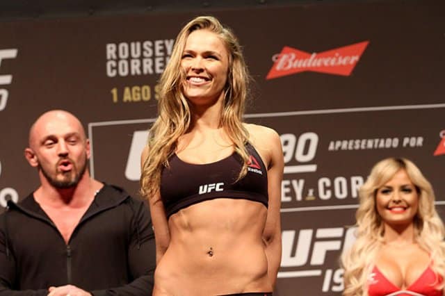 Tweet: Why Is Ronda Rousey Hiding Behind Her Weight?
