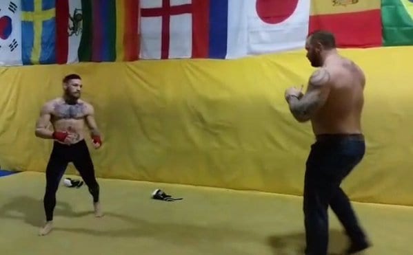 Conor McGregor Has ‘Bare-Knuckle Fight’ With Giant Dude