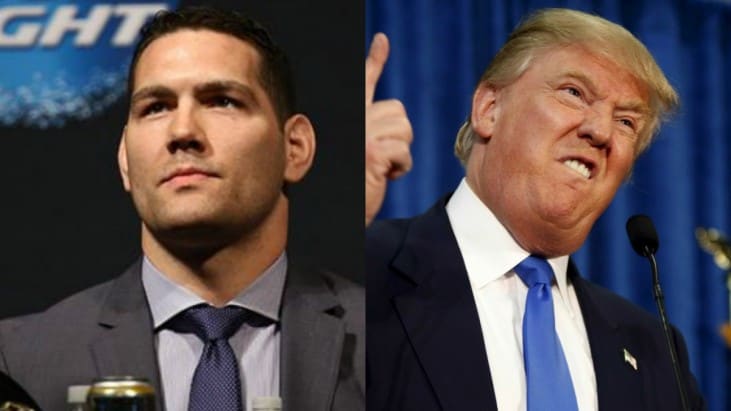 Chris Weidman Supports Donald Trump For President