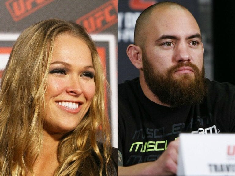 Ronda Rousey Hangs Up Phone When Asked About Travis Browne