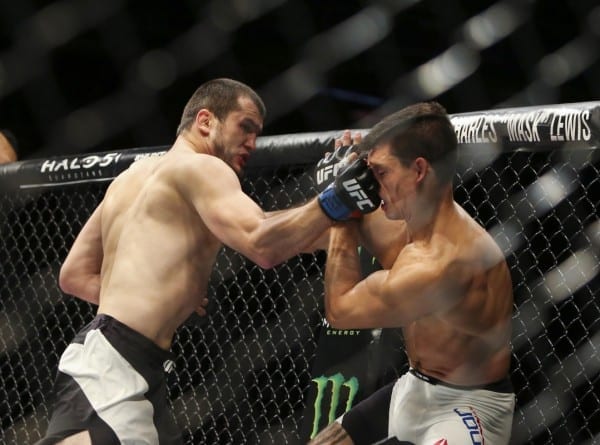 Video: Albert Tumenov Blasts Alan Jouban With Shocking KO At UFC 192