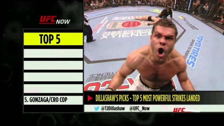 Top 5 Most Powerful Strikes Landed In The UFC