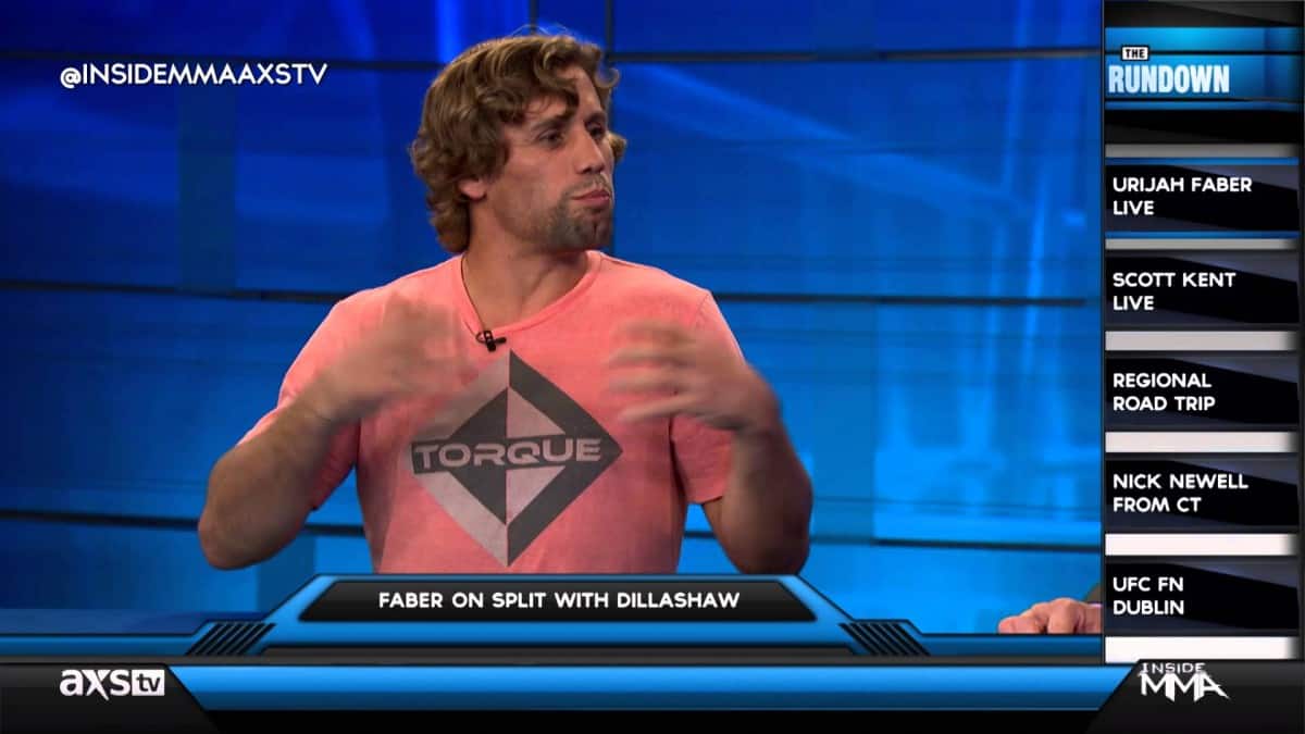 Urijah Faber Describes 'Issues' He Had With TJ Dillashaw 1