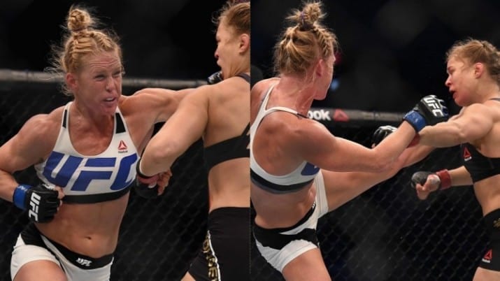 Rousey’s Coach: Holm Didn’t Outstrike Ronda