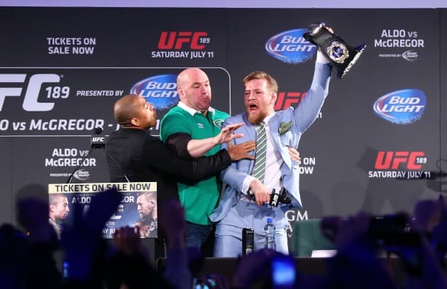 In pics: Conor McGregor and UFC champion Jose Aldo in Dublin ...