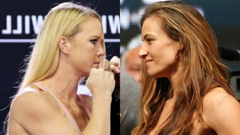 Holly Holm & Miesha Tate Square Off In Fight Valley Bar