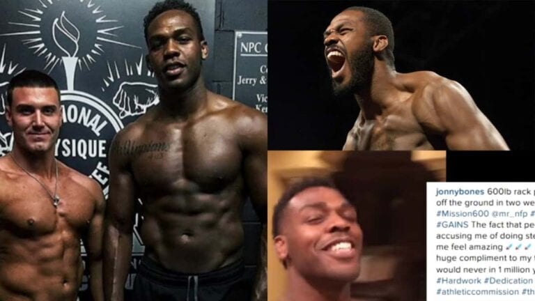 Jon Jones Reacts To Steroid Accusations After Massive Weight Gain