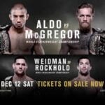 UFC 194: Aldo vs McGregor - Tickets on Sale Now! - YouTube